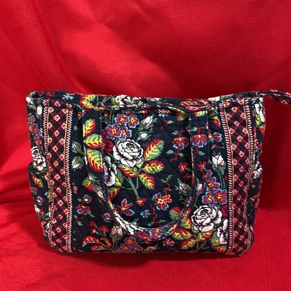Vera Bradley Multicolored Floral 2-Handled Purse in Excellent Condition - Picture 2 of 8